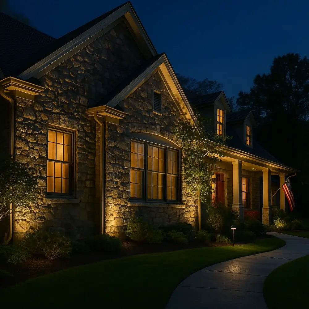 Outdoor Solar LED Garden Light Adjustable Waterproof Spotlight