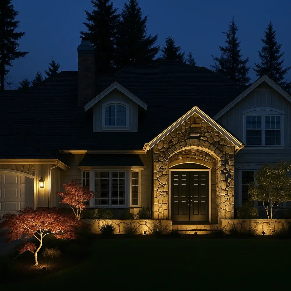 Outdoor Solar LED Garden Light Adjustable Waterproof Spotlight
