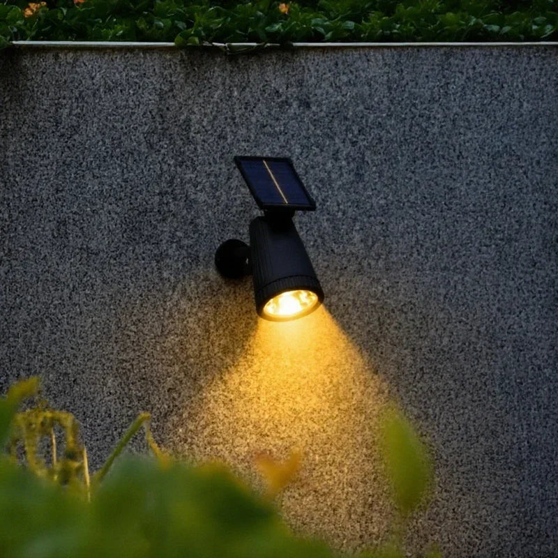 Outdoor Solar LED Garden Light Adjustable Waterproof Spotlight