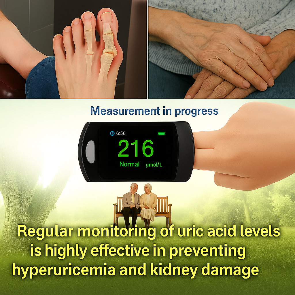Blood Glucose Monitor Glucometer Non Invasive Fingertip Portable Digital Screen