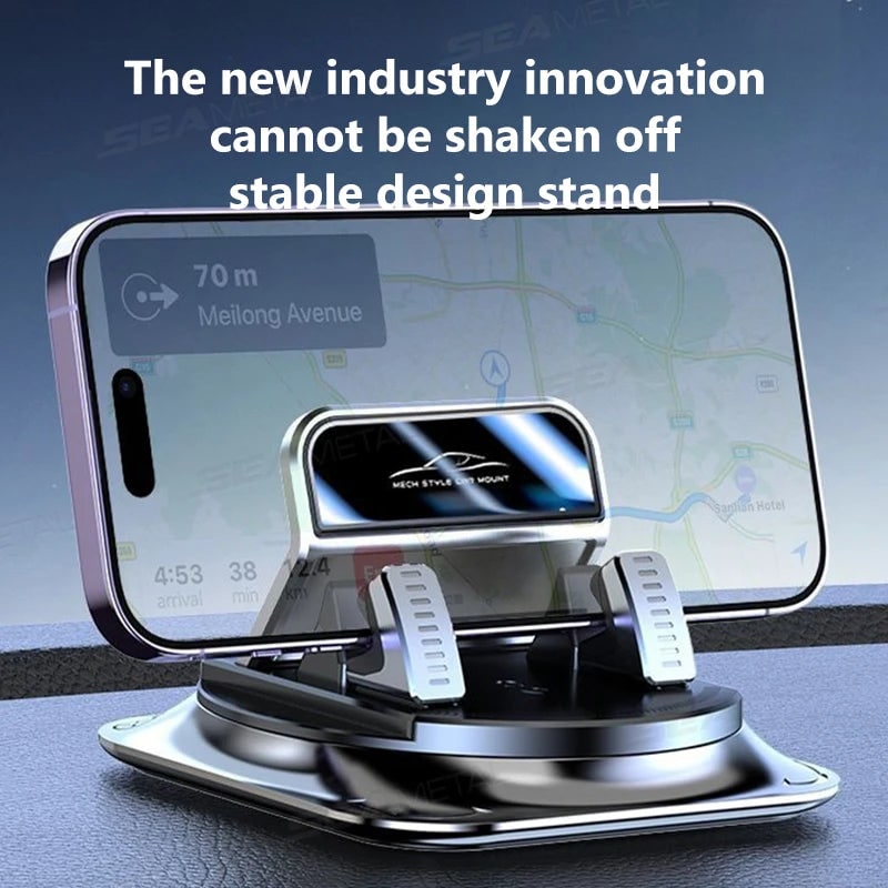 Car Phone Mount with 360 Degree Rotation Dashboard Suction Cup Holder Universal Fit
