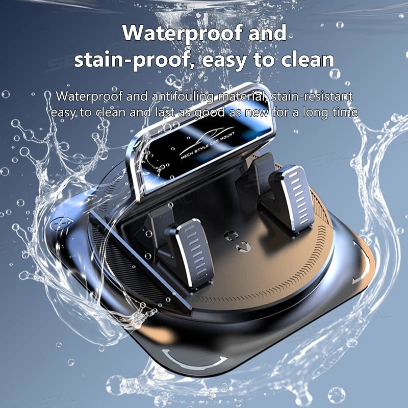 Car Phone Mount with 360 Degree Rotation Dashboard Suction Cup Holder Universal Fit