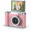 Compact 4K Vlogging Digital Camera with 180° Flip Screen and 32gb Memory Card Selfie