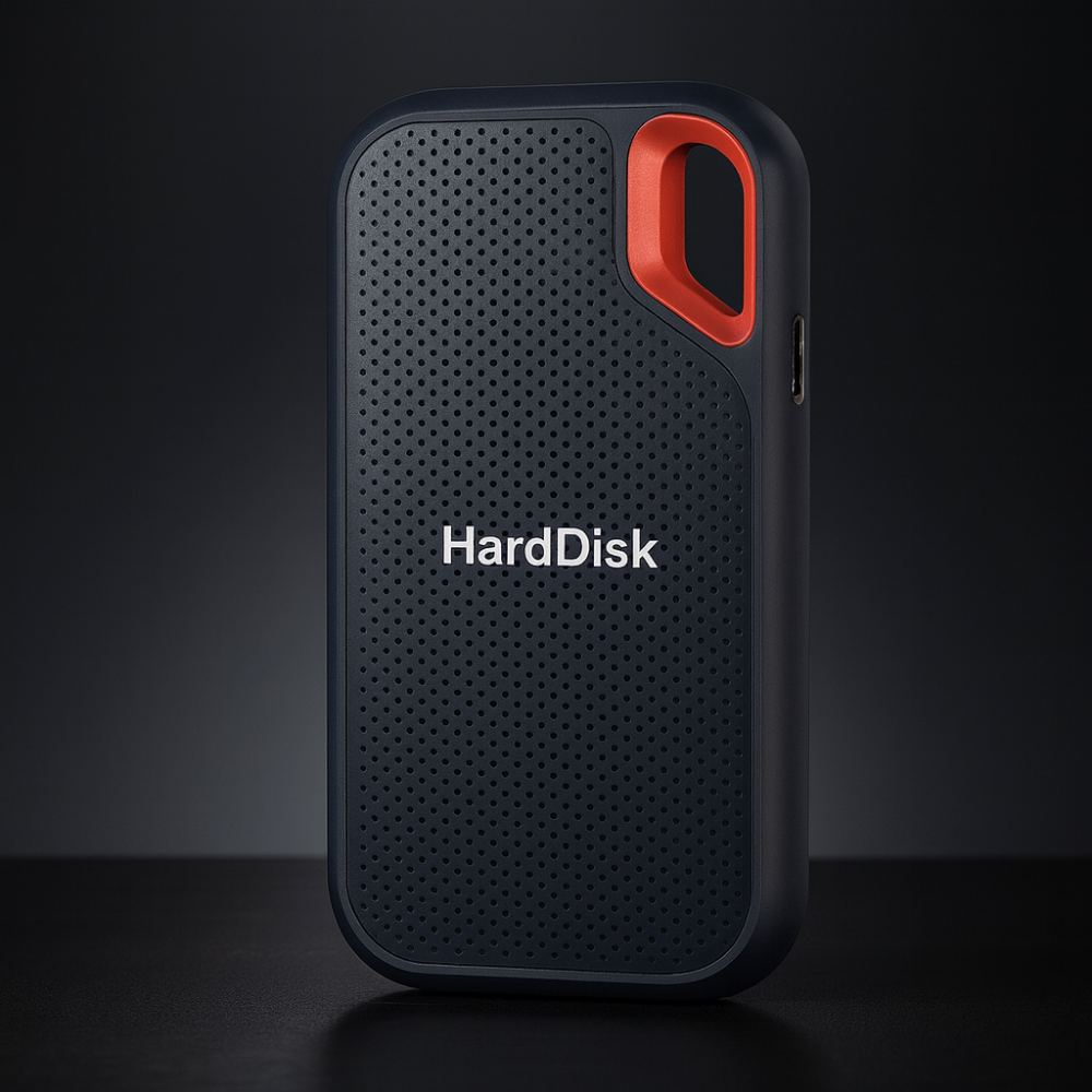 External Solid State Drive Ssd Portable Storage with Usb-C and Lanyard Loop For Pc
