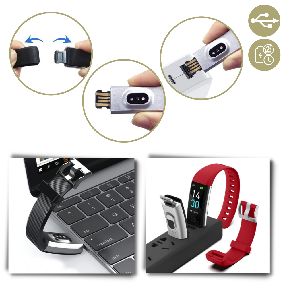 Fitness Tracker Step Watch with Heart Rate Monitor and Distance Tracking for Seniors
