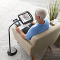 Floor Lamp Magnifying LED with Adjustable Gooseneck and Handle for Reading Crafts