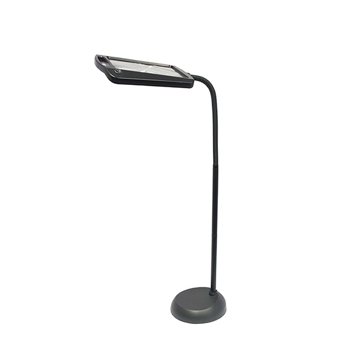 Floor Lamp Magnifying LED with Adjustable Gooseneck and Handle for Reading Crafts