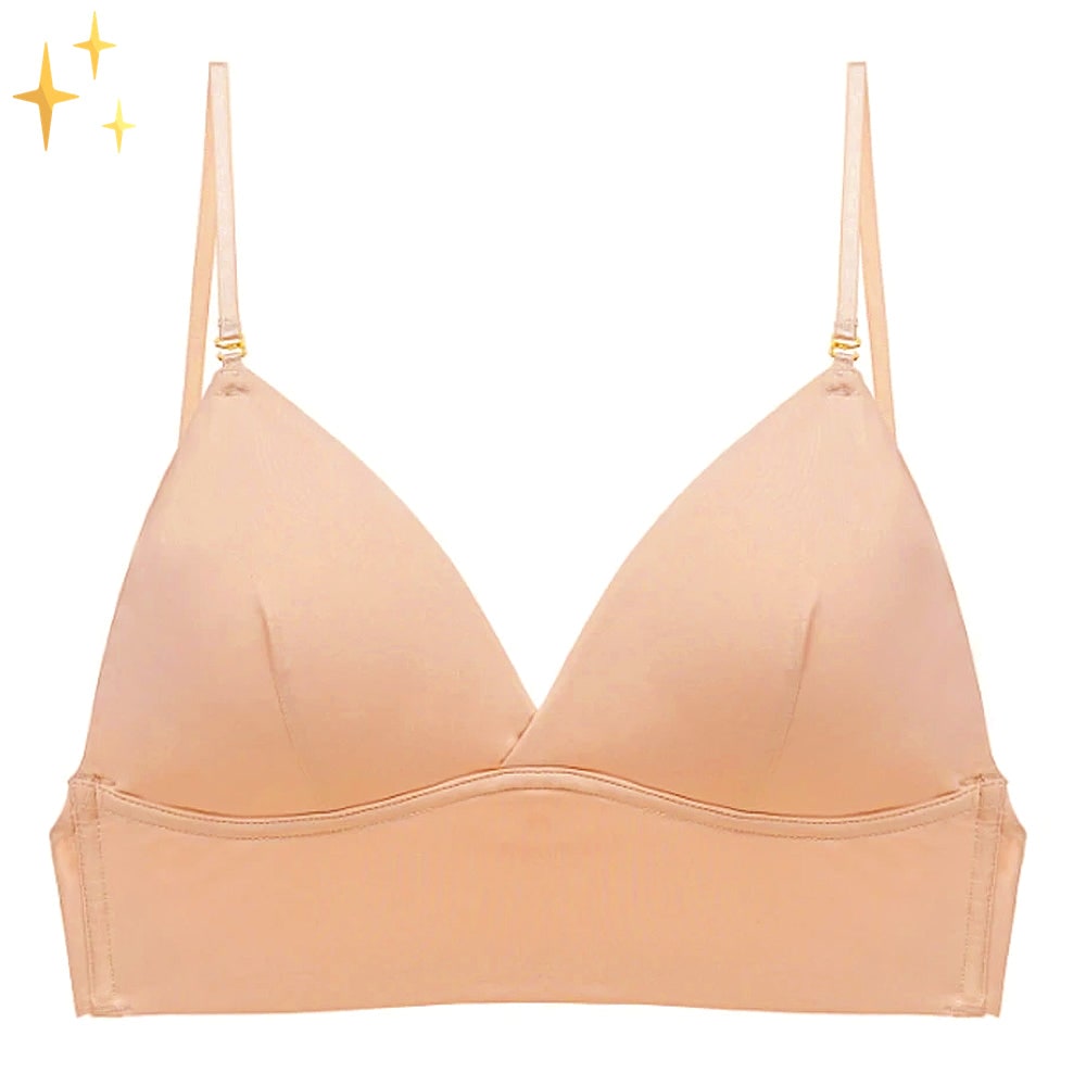Plunge Bra Backless Low Back Seamless Adjustable Convertible Strap
