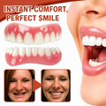 Snap on Veneers Temporary Tooth Moldable Fake Teeth Upper Lower